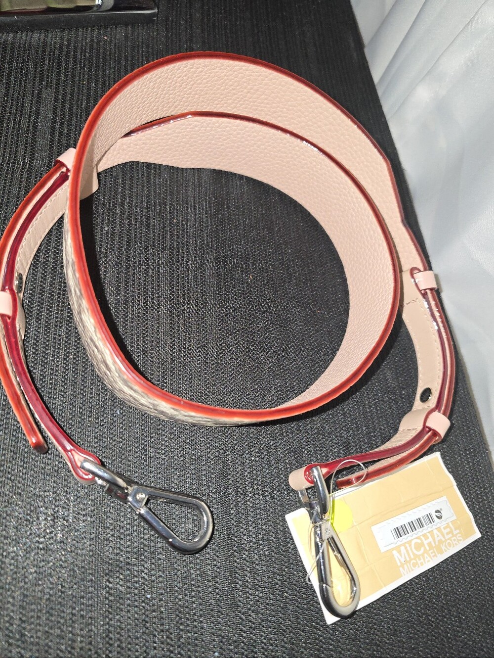 NwTMichael Kors Snake SKIN  Leather Guita  Bag Or  Belt Strap MSRP $99 - Picture 12 of 12